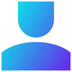 User Single Neutral Male Icon from Sharp Gradient Set