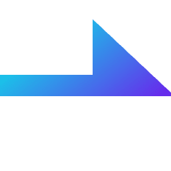 End Point Half Triangle Icon from Sharp Gradient Set