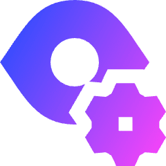 View Setting Gear Icon from Sharp Gradient Set
