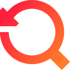 Zoom Reset Icon from Sharp Gradient Set