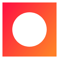 Warp Fisheye Icon from Sharp Gradient Set