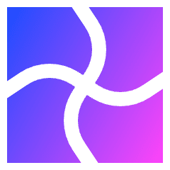 Warp Twist Icon from Sharp Gradient Set