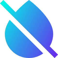 Humidity None Icon from Sharp Gradient Set