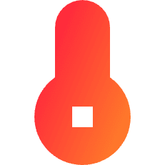 Thermometer Icon from Sharp Gradient Set
