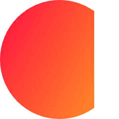 Waning Gibbous Moon Icon from Sharp Gradient Set