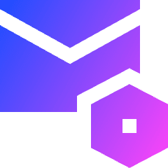 Mail Setting Bolt Nut Icon from Sharp Gradient Set