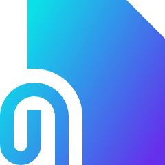 Email Attachment Document Icon from Sharp Gradient Set