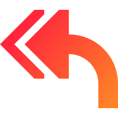 Mail Send Reply All Icon from Sharp Gradient Set