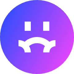 Smiley Nauseas Icon from Sharp Gradient Set