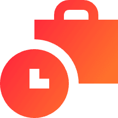Baggage Scale Icon from Sharp Gradient Set