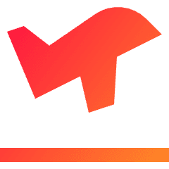 Take Off Icon from Sharp Gradient Set