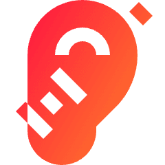 Hearing Deaf 2 Icon from Sharp Gradient Set