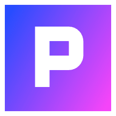 Parking Sign Icon from Sharp Gradient Set