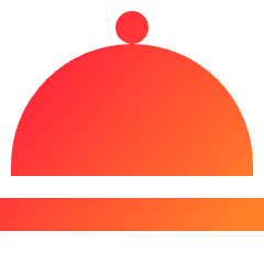 Serving Dome Icon from Sharp Gradient Set