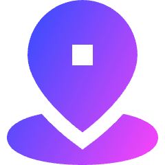 Location Pin 2 Icon from Sharp Gradient Set