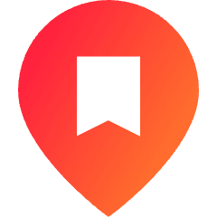 Location Pin Favorite Flag Icon from Sharp Gradient Set