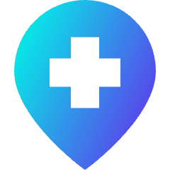 Location Pin Medical Hospital 1 Icon from Sharp Gradient Set