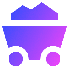 Mine Cart 2 Icon from Sharp Gradient Set