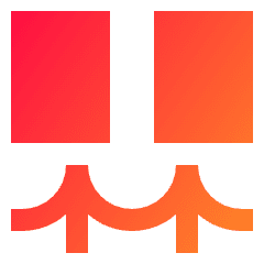 Museum Painting Exhibit 3 Icon from Sharp Gradient Set