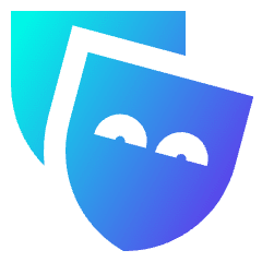 Theater Mask Icon from Sharp Gradient Set