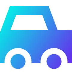 Car 1 Icon from Sharp Gradient Set