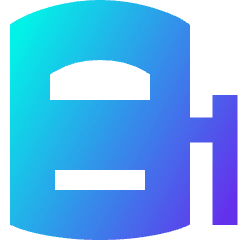 Car Top Sliding Door Right Icon from Sharp Gradient Set