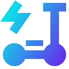 Eletric Scooter Icon from Sharp Gradient Set