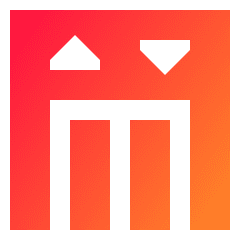 Elevator Icon from Sharp Gradient Set