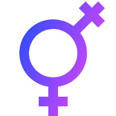 Gender Lesbian 2 Icon from Sharp Gradient Set