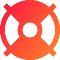 Lifebuoy Icon from Sharp Gradient Set