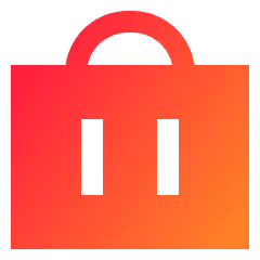Bag Suitcase 3 Icon from Sharp Gradient Set