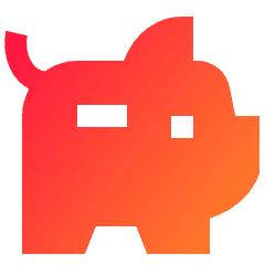 Piggy Bank Icon from Sharp Gradient Set