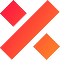 Discount Percent Icon from Sharp Gradient Set