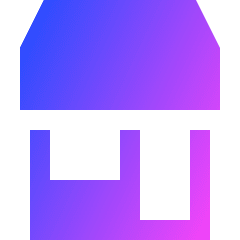 Store 2 Icon from Sharp Gradient Set