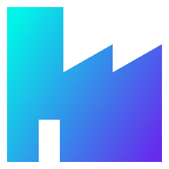 Store Factory Icon from Sharp Gradient Set