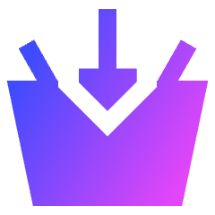 Shopping Basket Add Icon from Sharp Gradient Set