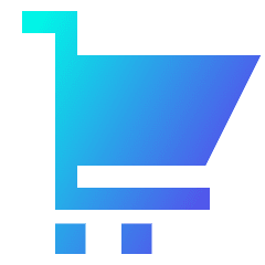 Shopping Cart 2 Icon from Sharp Gradient Set