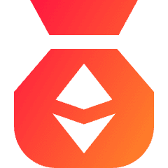Bag Ethereum Icon from Sharp Gradient Set