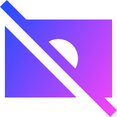 Bill Cashless Icon from Sharp Gradient Set