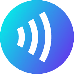 Contactless Payment Icon from Sharp Gradient Set