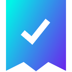 Receipt Check Icon from Sharp Gradient Set