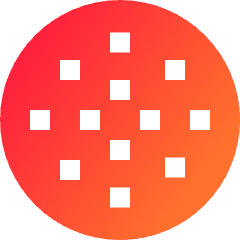Cardano Circle Icon from Sharp Gradient Set