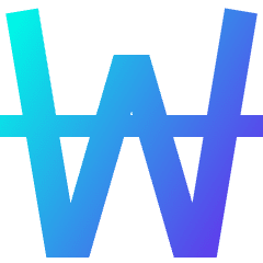 Won Icon from Sharp Gradient Set