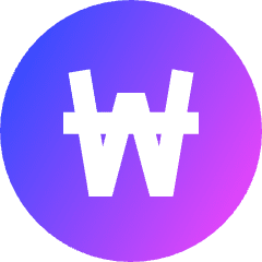 Won Circle Icon from Sharp Gradient Set