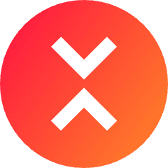 Xrp Circle Icon from Sharp Gradient Set