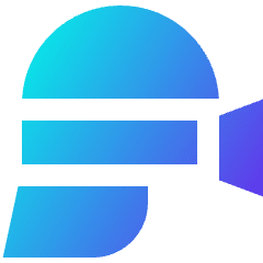 Mining Helmet Icon from Sharp Gradient Set