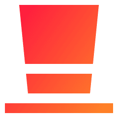 Tall Hat Icon from Sharp Gradient Set