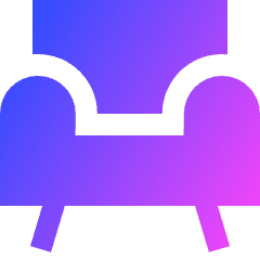 Chair 2 Icon from Sharp Gradient Set
