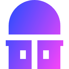 Dressing Table Icon from Sharp Gradient Set