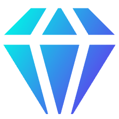 Diamond 2 Icon from Sharp Gradient Set